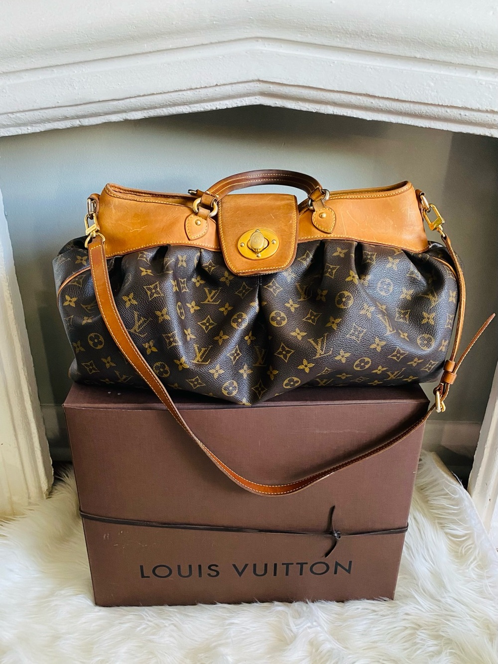 Louis Vuitton Boétie PM In Monogram Canvas (FL2020)  Authentic